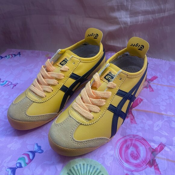 Onitsuka Tiger Mexico 66 Yellow Sneakers - Picture 2 of 6